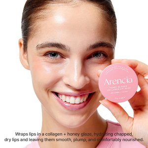 Arencia Honey Glazed Collagen Lip Mask Korean lip treatment for hydration and smooth soft lips UAE
