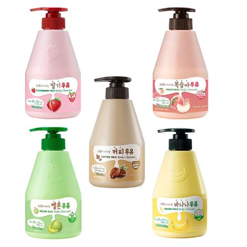 Kwailnara Milk Body Cleanser 560ml - 9 Types