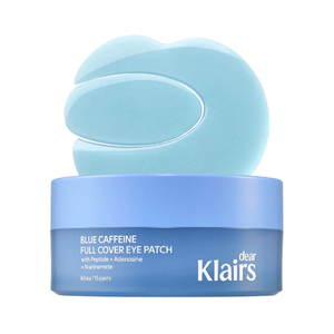 Cooling caffeine hydrogel patches for tired-looking eyes