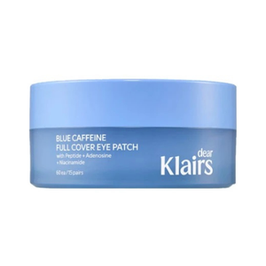 Cooling caffeine hydrogel patches for tired-looking eyes