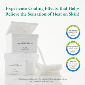 Dr. Althea Stretchfit Calming Pad container and stretchable pad
Korean soothing toner pads for sensitive and acne-prone skin
Cooling cica calming pads packaging for daily skincare routine