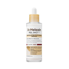 Dr. Melaxin Peel Shot Exfoliant White Rice Ampoule – Korean exfoliating serum for whiteheads and texture – Buy online in Dubai UAE