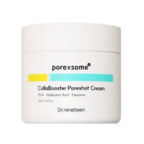Dr. Nineteen Poreshot Cream – Korean collagen-boosting pore care cream with PLA and Pore Exosome TechnologyAdvanced pore-tightening and firming cream for aging and dehydrated skin – with nano PLA, hyaluronic acid, and CCF capsulesKorean pore cream in Dubai – Dr. Nineteen Poreshot for collagen, elasticity, and glass-skin radiance