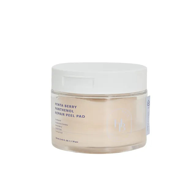 Heveblue Penta Berry Panthenol Repair Peel Pad 70pcs – Korean Exfoliating Pads
5 Berry Peel Pads with Panthenol – Heveblue Skincare Dubai
Gentle Daily Toner Pads for Sensitive Skin – Heveblue Repair Pad
Hydrating Peel Pad with Antioxidants – Korean Skincare UAE