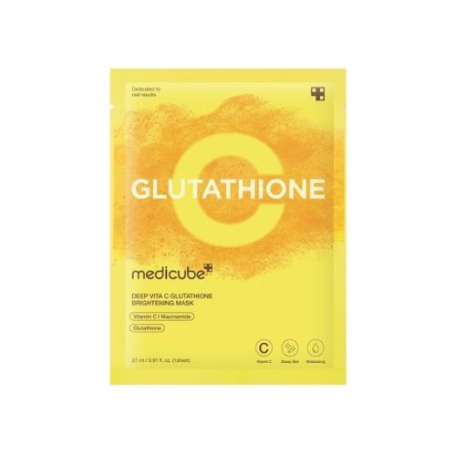 Medicube Deep Vita C Glutathione Brightening Mask Korean vitamin C sheet mask UAE