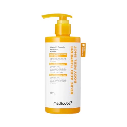Medicube Kojic Acid Turmeric Body Peel Shot Korean body serum