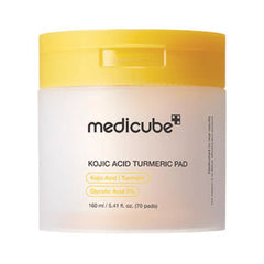 Medicube Kojic Acid Turmeric Pad for brightening, exfoliating and smooth skin in Dubai UAE