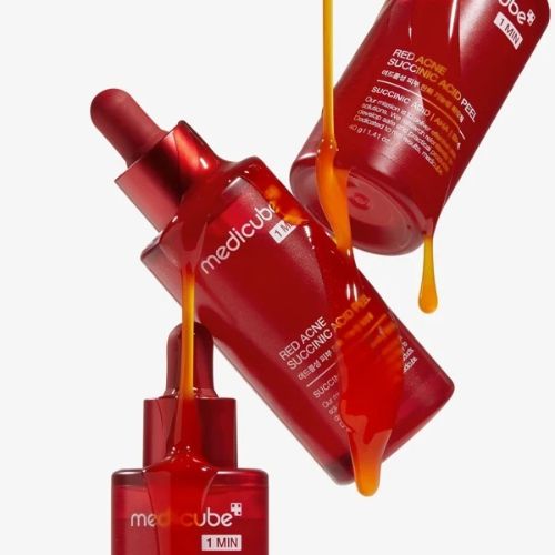 Succinic acid and AHA BHA serum for breakouts, blackheads, and pore care UAE