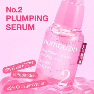Numbuzin Rose PDRN Collagen Plumping Serum Korean Skincare Dubai UAE