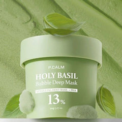 P.Calm Holy Basil Bubble Deep Mask 90g