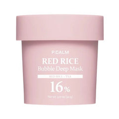P.Calm Red Rice Bubble Deep Mask 90g