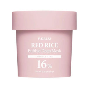 P.Calm Red Rice Bubble Deep Mask 90g