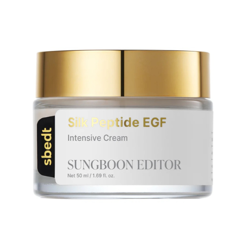 Sungboon Editor Silk Peptide EGF Intensive Cream Korean moisturizer for smooth hydrated and firm looking skin UAE