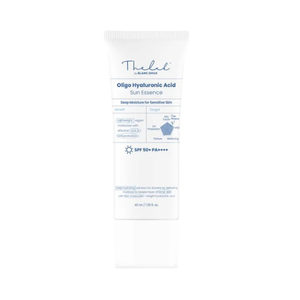THE LAB by BLANC DOUX Oligo Hyaluronic Acid Sun Essence SPF50 Korean sunscreen for hydration and UV protection UAE