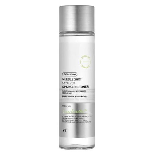 VT Reedle Shot Synergy Sparkling Toner Korean brightening toner