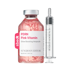 Sungboon Editor PDRN Pink Vitamin Glow Boosting Ampoule 40ml