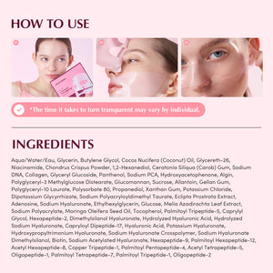EQQUALBERRY Collagen Pore Tight Up Hydrogel Mask 4pcs.