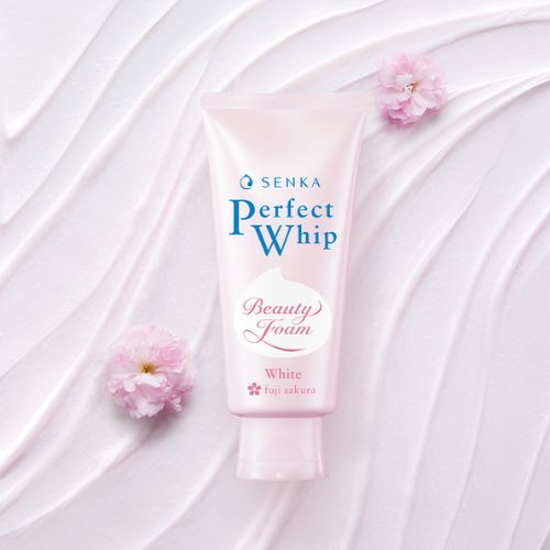 Senka Perfect Whip White Fuji Sakura Beauty Face Foam 120g