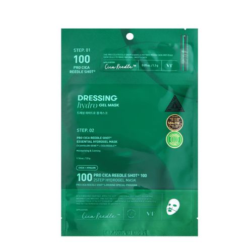 VT Cosmetics Pro Cica Reedle Shot 100 2Step Hydrogel Mask 33g