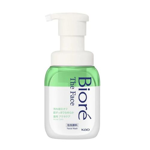 Biore The Face Foam Facial Cleanser Acne Care 200ml