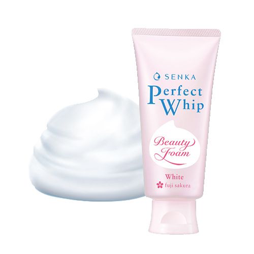 Senka Perfect Whip White Fuji Sakura Beauty Face Foam 120g