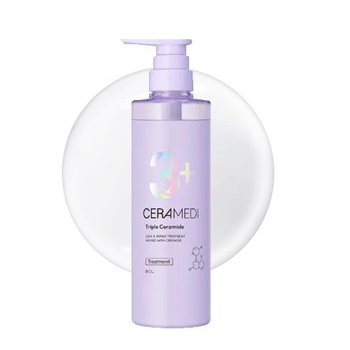 Buy 1 Get 1 Free - BCL Ceramedi Triple Ceramide Lock & Repair Hair Treatment 480ml