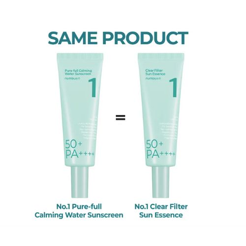 Numbuzin No.1 Clear Filter Sun Essence 50ml