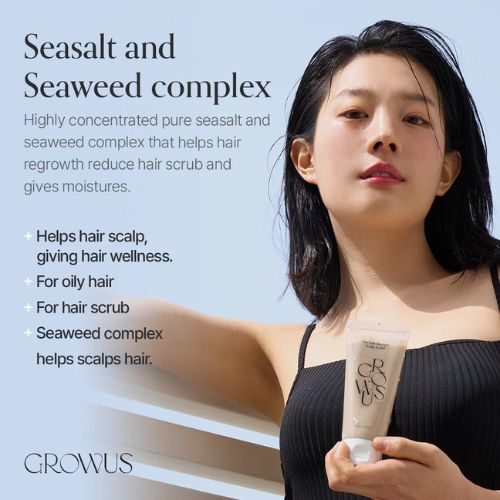 GROWUS Sea Salt Therapy Scalp Scaler 250g