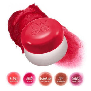 FWEE Lip & Cheek Blurry Pudding Pot 5g - 30 Colors - crescitebeauty.com