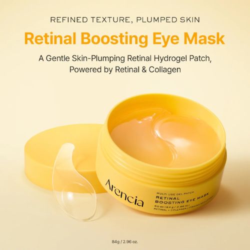 Arencia Retinal Boosting Eye Mask hydrogel patches for under eyes UAE