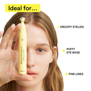 Abib Retinal Eye Serum Lifting Roller Korean eye serum with caffeine and ceramide for smooth under eye UAE