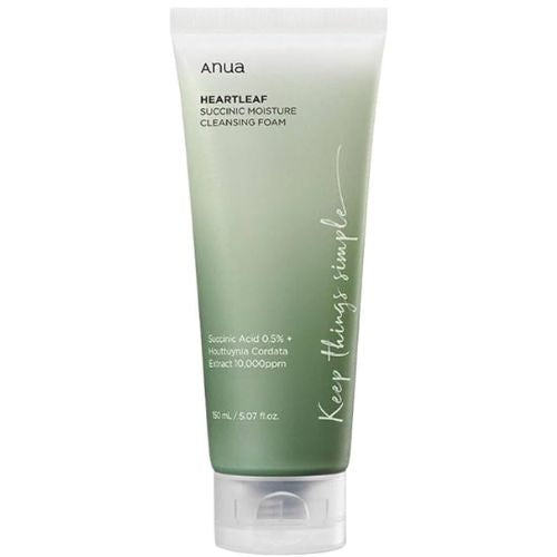 Anua Heartleaf Succinic Moisture Cleansing Foam 150ml