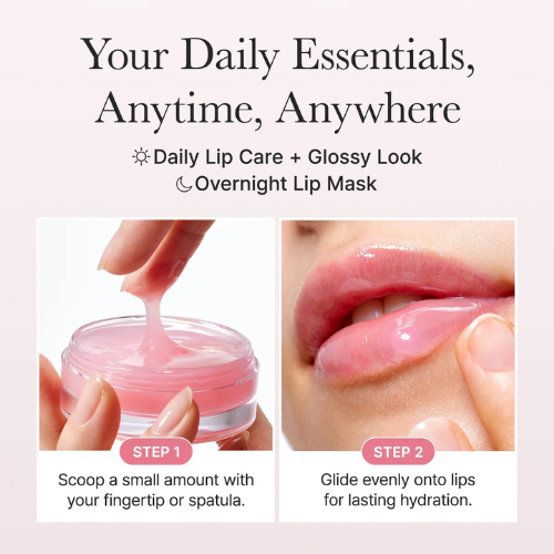 Arencia Honey Glazed Collagen Lip Mask Korean lip treatment for hydration and smooth soft lips UAE