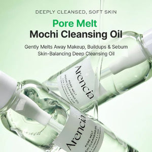 Arencia Pore Melt Mochi Cleansing Oil gentle Korean oil cleanser Dubai UAE