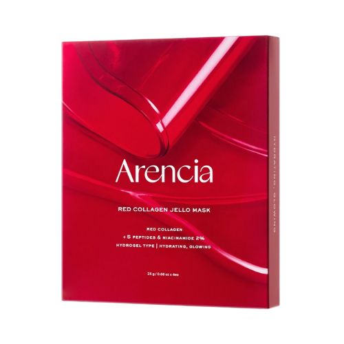 Arencia Red Collagen Jello Mask Set - 4pcs