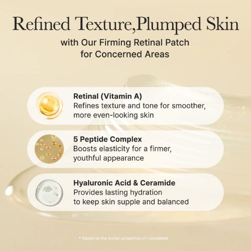 Arencia Retinal Boosting Eye Mask hydrogel patches for under eyes UAE