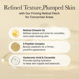 Arencia Retinal Boosting Eye Mask hydrogel patches for under eyes UAE