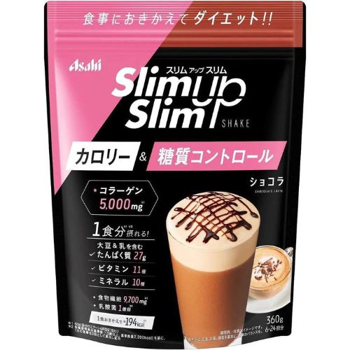Asahi Slim Up Shake Chocolate 360g