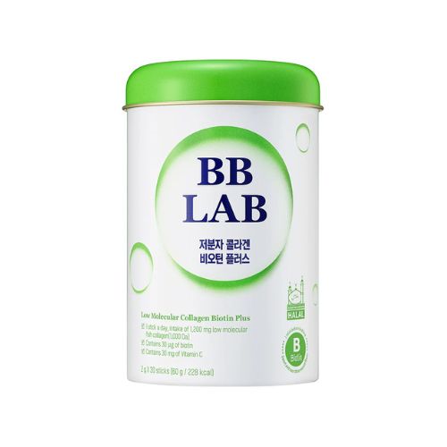 BB Lab الكولاجين الجزيئي المنخفض من البيوتين بلس 2 جرام 30 عودًا، النسخة الحلال