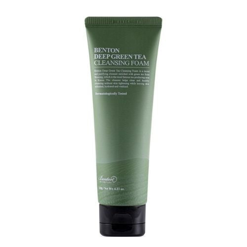 Benton Deep Green Tea Cleansing Foam 120g