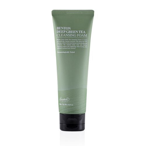 Benton Deep Green Tea Cleansing Foam 120g