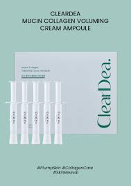 ClearDea Mucin Collagen Voluming Cream Ampoule for hydrated, plump skin in UAE