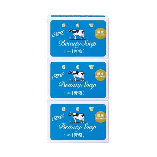 Cow Beauty Soap  Blue  - Refresh Floral Pack Of 3 x85g