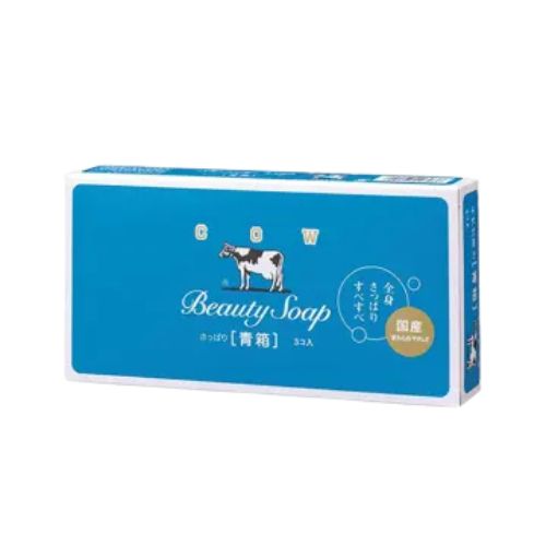 Cow Beauty Soap  Blue  - Refresh Floral Pack Of 3 x85g