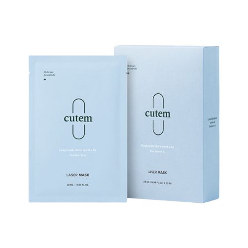 Cutem Laser Mask – Korean hydrating and calming sheet mask with bamboo cellulose and botanical extracts | Sensitive skin care Dubai UAE