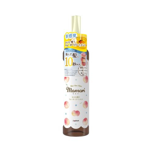 Dariya Momori Peach Fluffy Water Treatment – quick-repair leave-in treatment with peach extract,10-second water treatment for damaged hair – with peach oil and hydrolyzed silk for shine and softness,Hair repair treatment in Dubai – Momori peach water formula for silky, shiny, hydrated hair