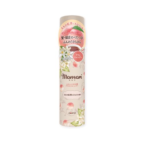 Dariya Momori Fluffy & Smooth Dry Shampoo – oil-absorbing spray with peach tea and neroli,Refreshing dry shampoo for oily scalp – volumizing spray with fruity floral scent,Refreshing dry shampoo for oily scalp – volumizing spray with fruity floral scent