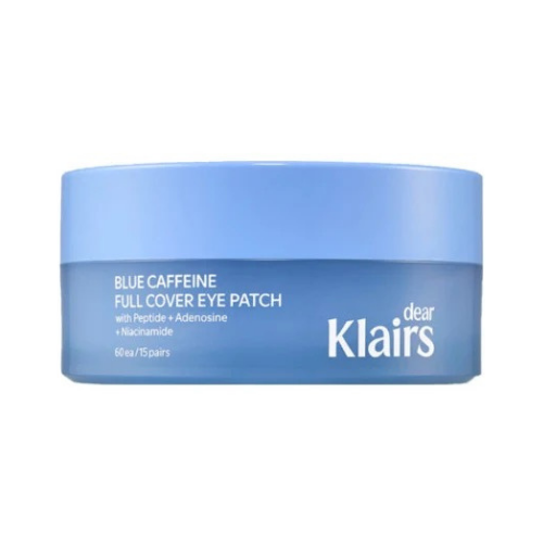 Cooling caffeine hydrogel patches for tired-looking eyes