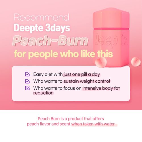 Deepte 3-Day Peach Burn 30 Tablets