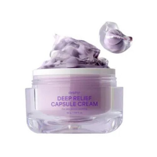 Delphyr Deep Relief Capsule Cream soothing gel cream for acne-prone skin UAE